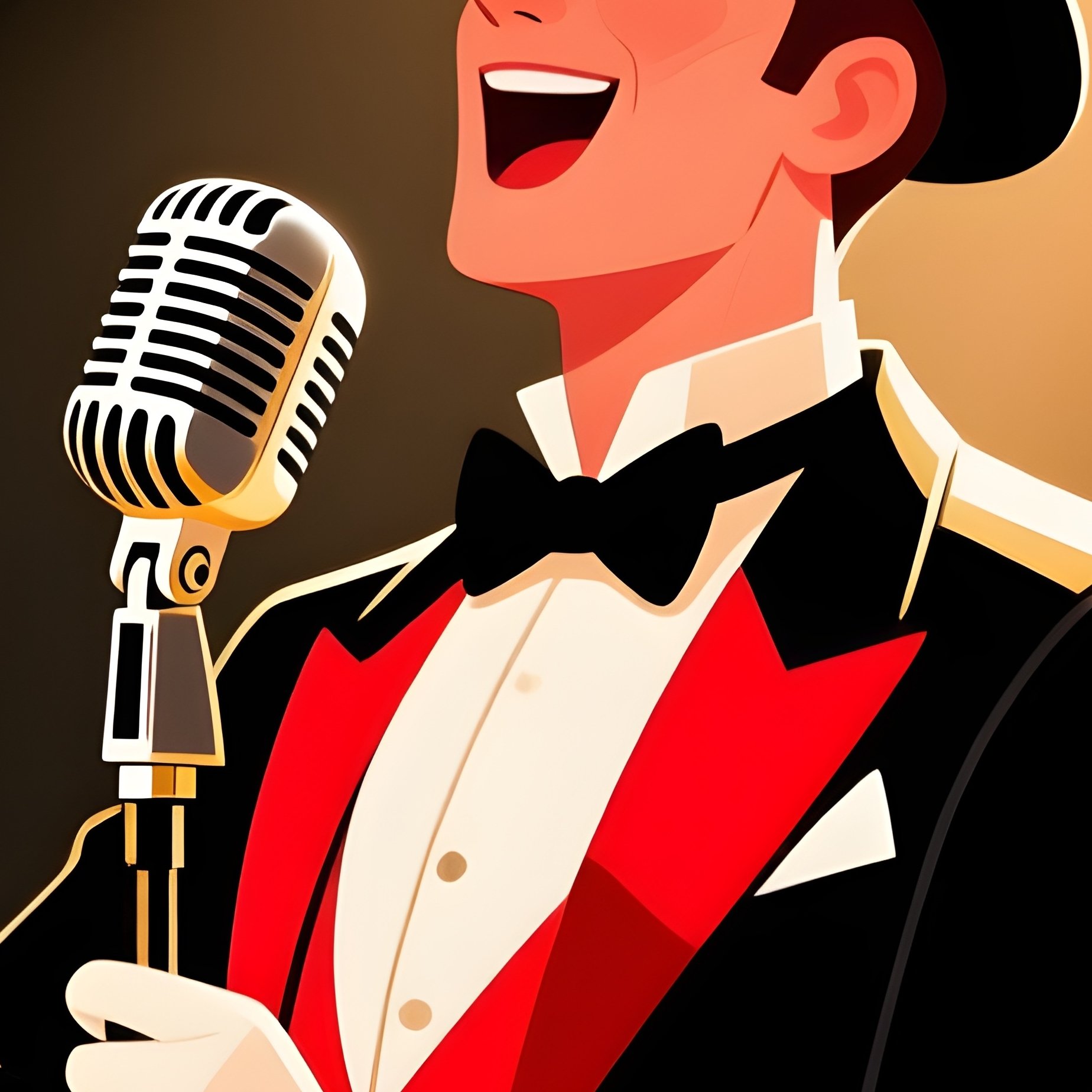 Digital Ringsmaster Vintage Microphone - Full Resolution Quality Preview