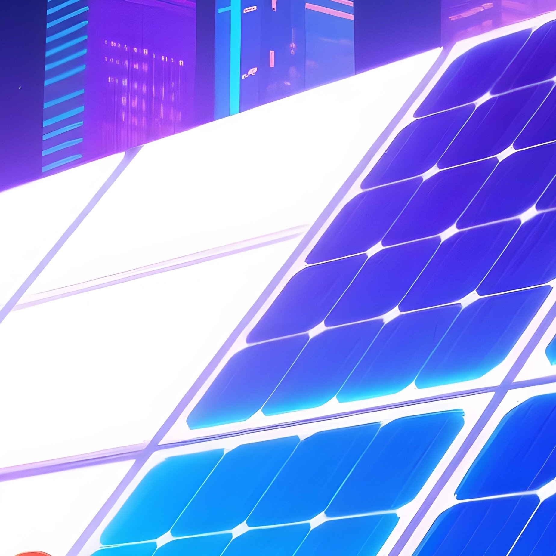 Digital Solar Panel Installation Rooftop - Full Resolution Quality Preview