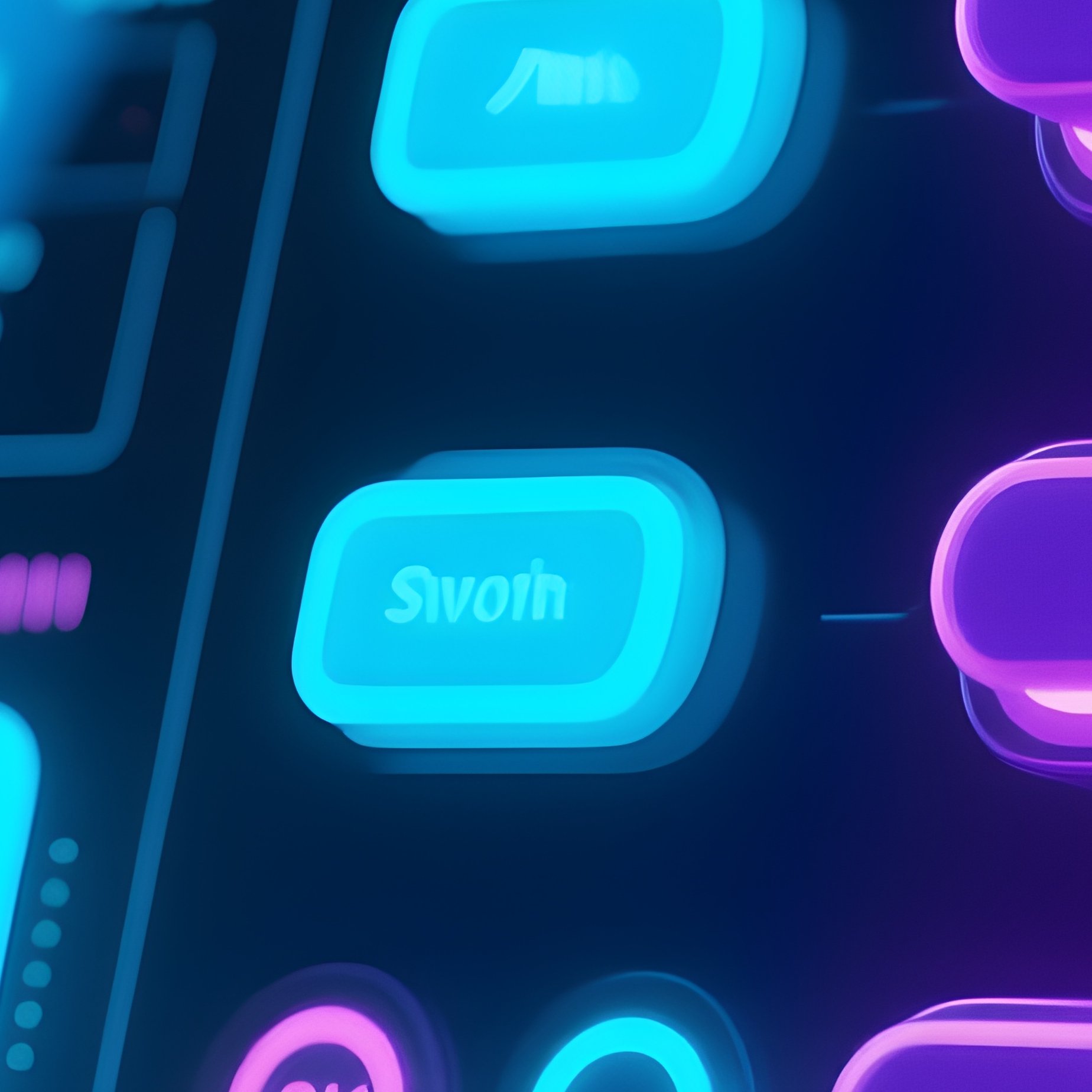 Digital Switches Toggles Virtual Interface - Full Resolution Quality Preview