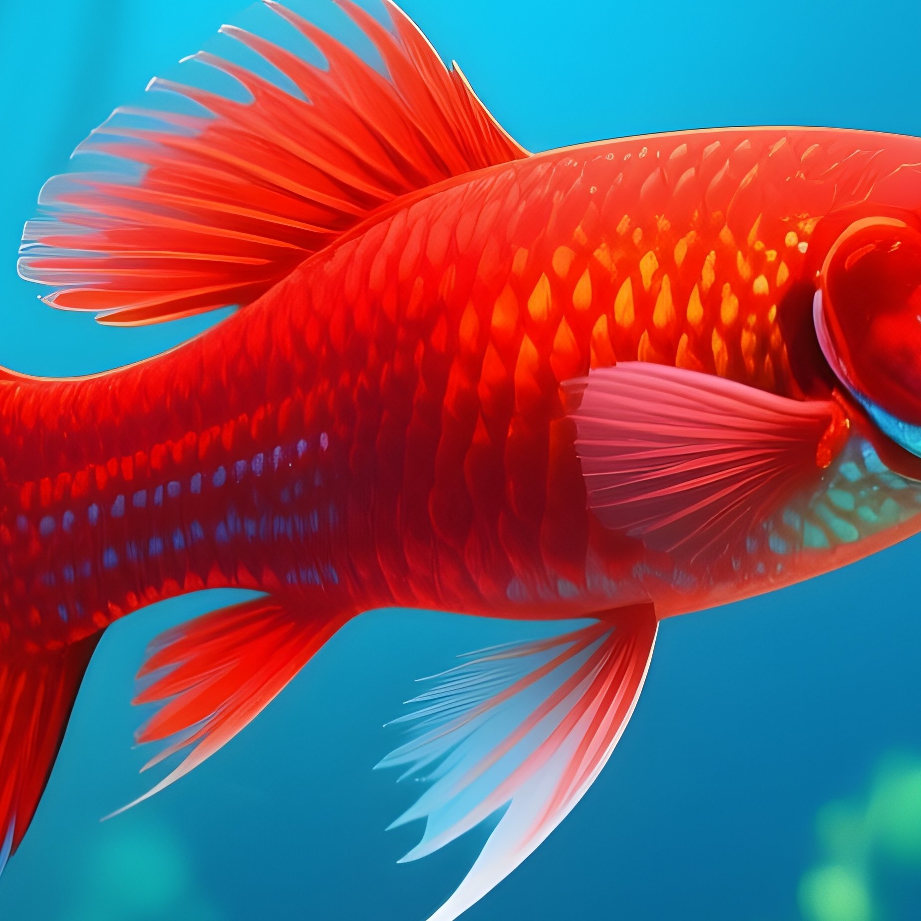 Digital Swordtails Float Plants - Full Resolution Quality Preview