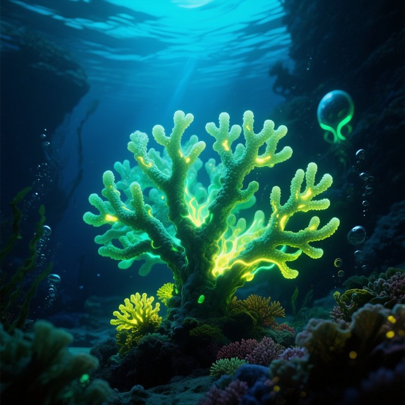 Digital Underwater Alien Life