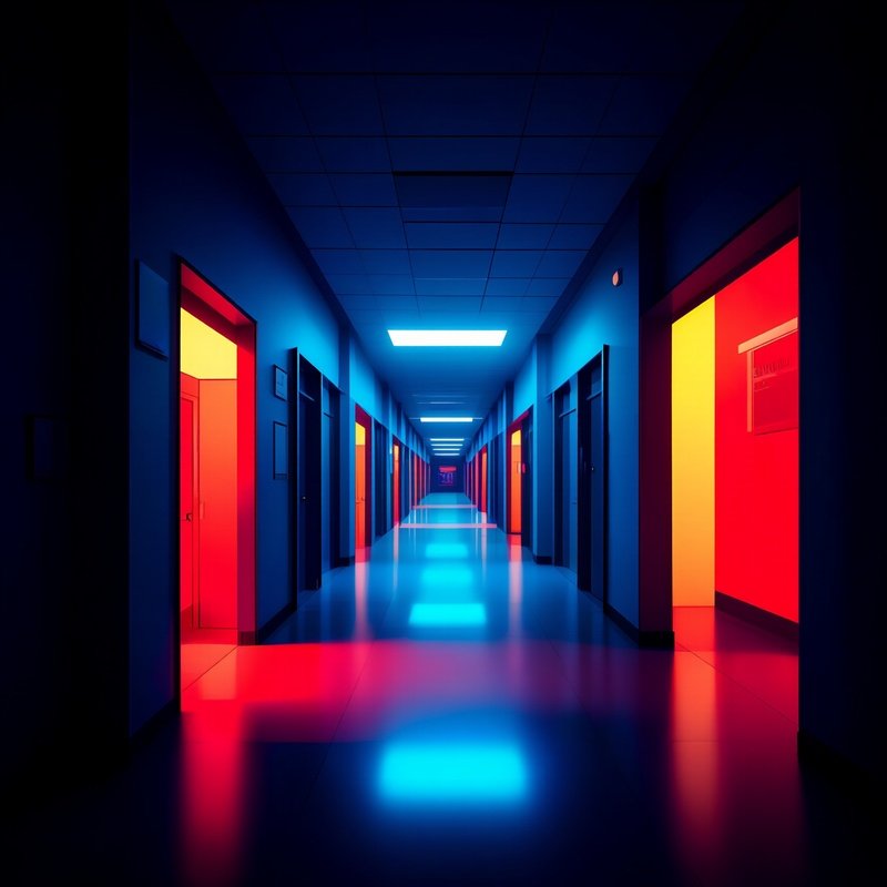 Digital University Building Hallway