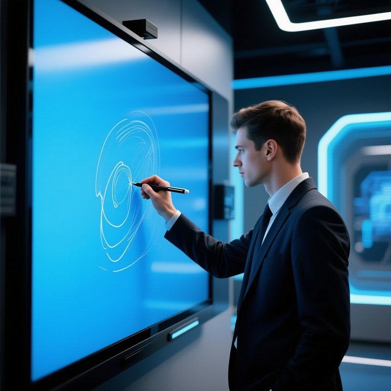 Digital Whiteboard Writing