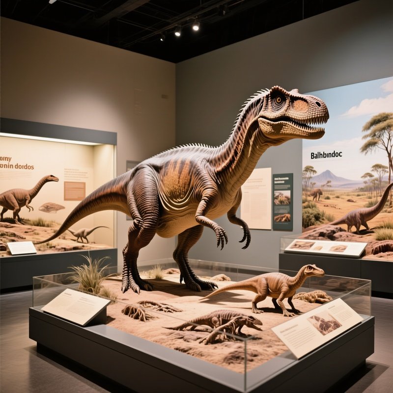 Dinosaur Balaur Bondoc Paleontological Exhibition