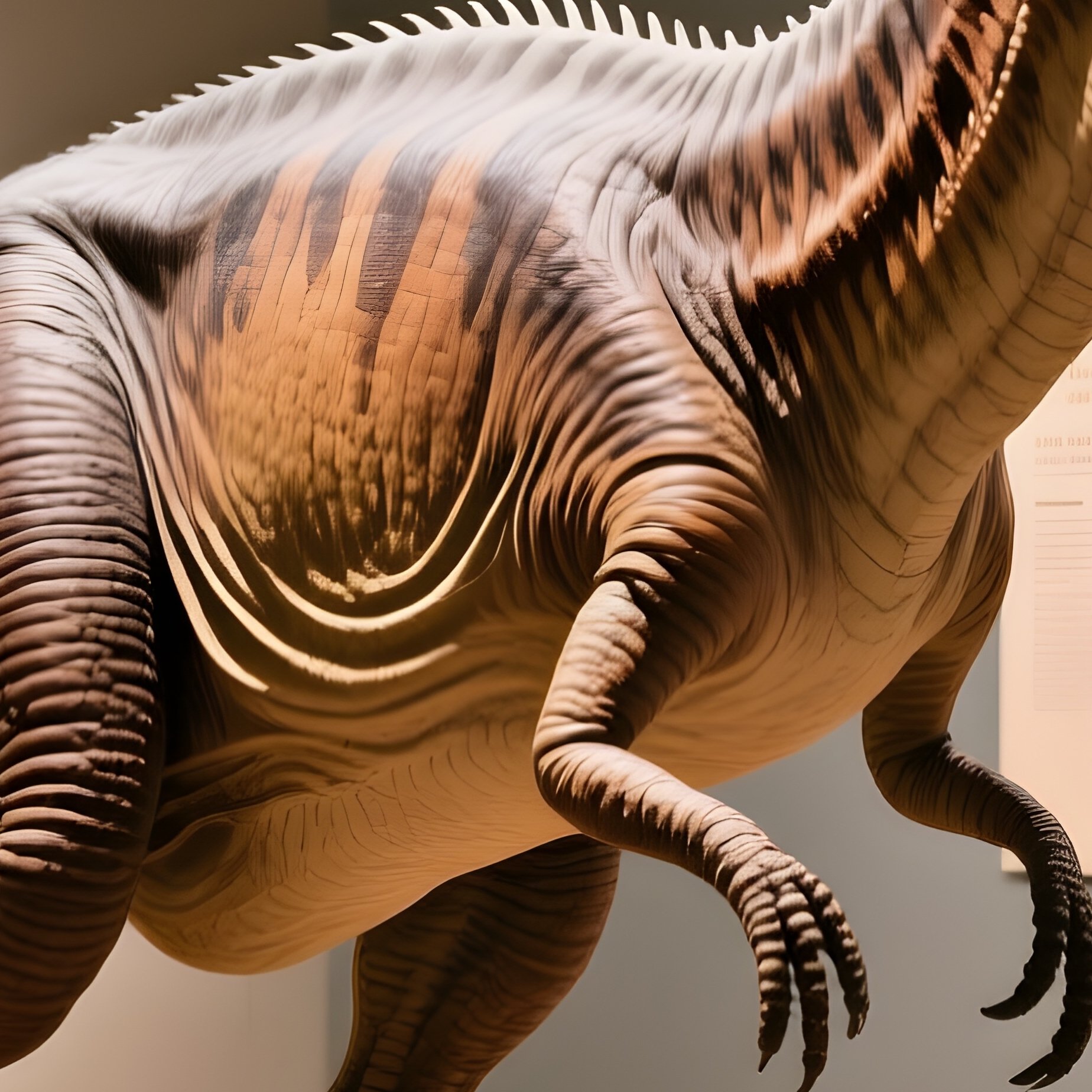 Dinosaur Balaur Bondoc Paleontological Exhibition - Full Resolution Quality Preview