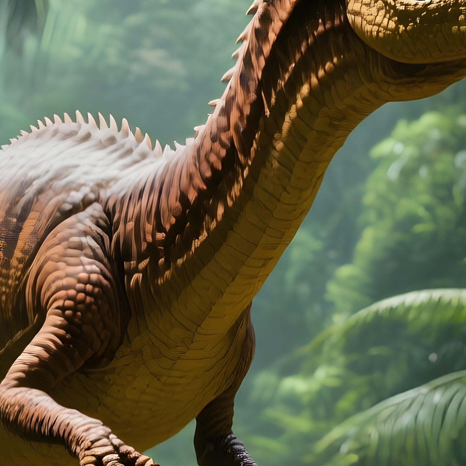 Dinosaur Baryonyx Prehistoric Jungle Scene - Full Resolution Quality Preview