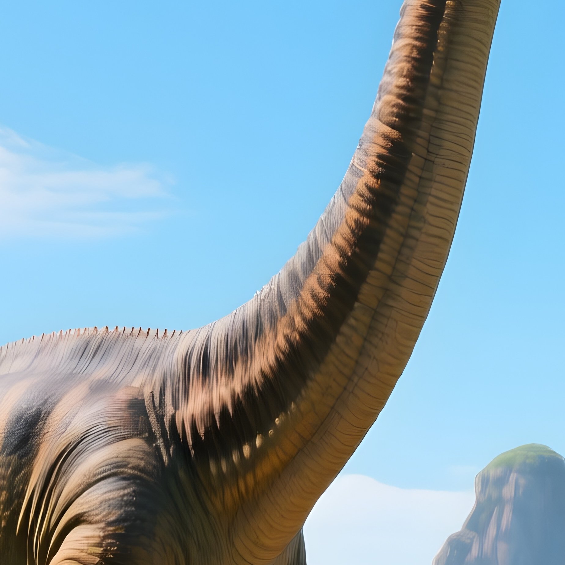 Dinosaur Herbivore Diplodocus In Prehistoric Setting - Full Resolution Quality Preview