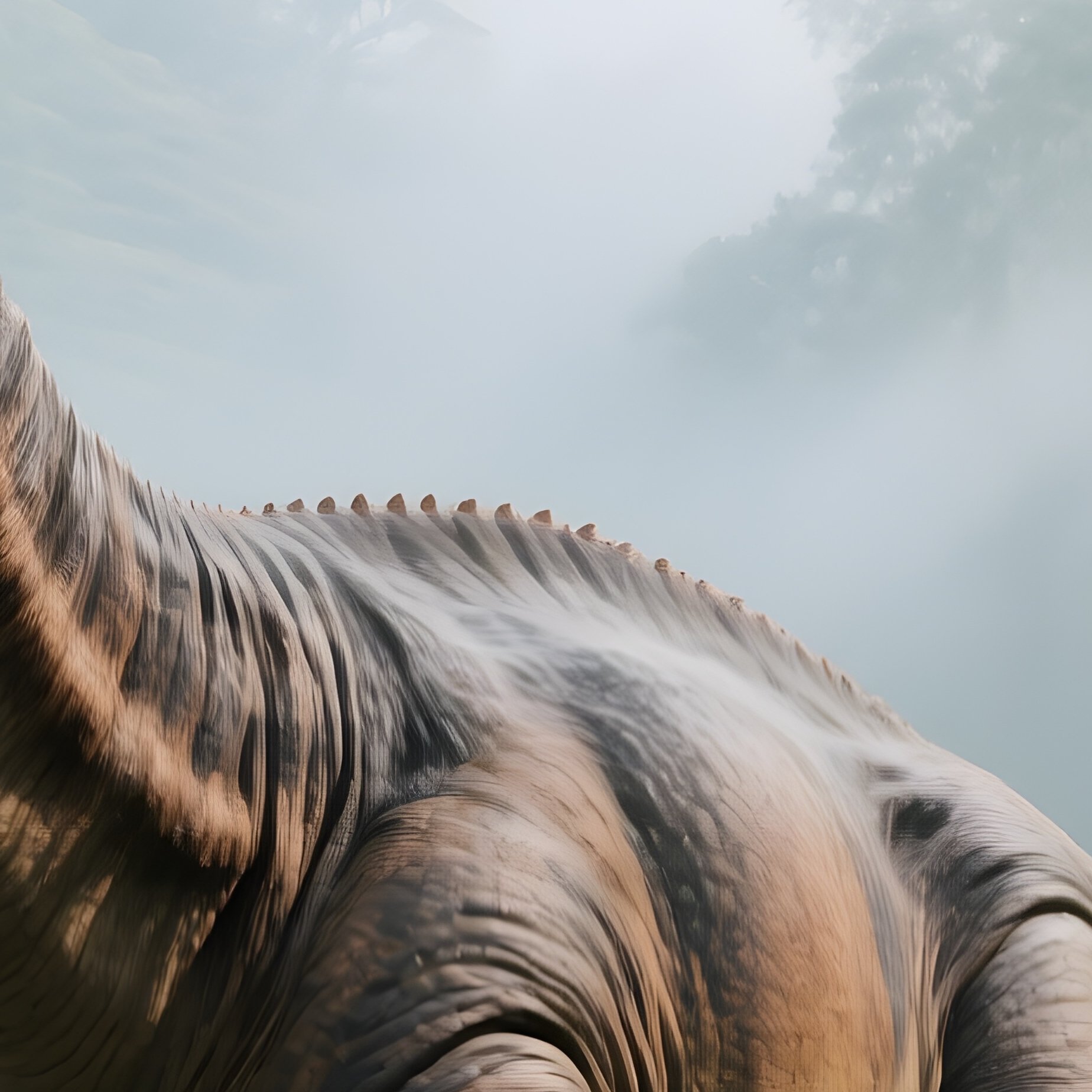 Dinosaur Resembling Dreadnoughtus Science Fiction Artwork - Full Resolution Quality Preview
