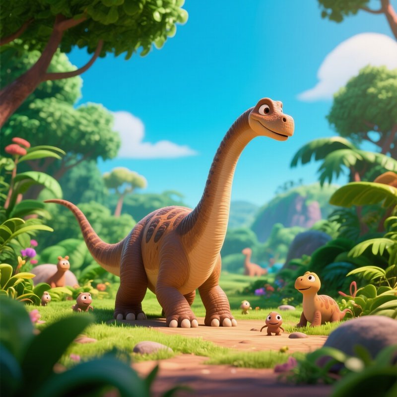 Dinosaurier Brontosaurus Animated Film