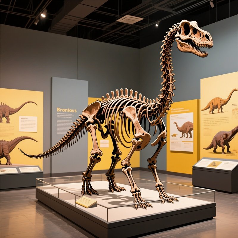 Dinosaurier Brontosaurus Illustration