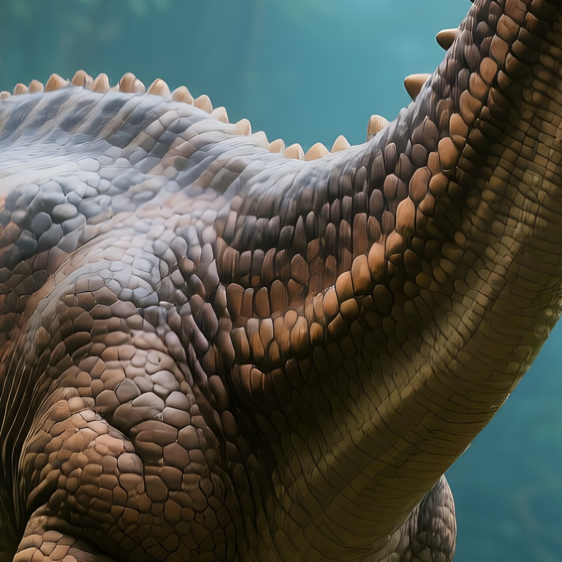Dinosaurier Brontosaurus Science Fiction Art - Full Resolution Quality Preview