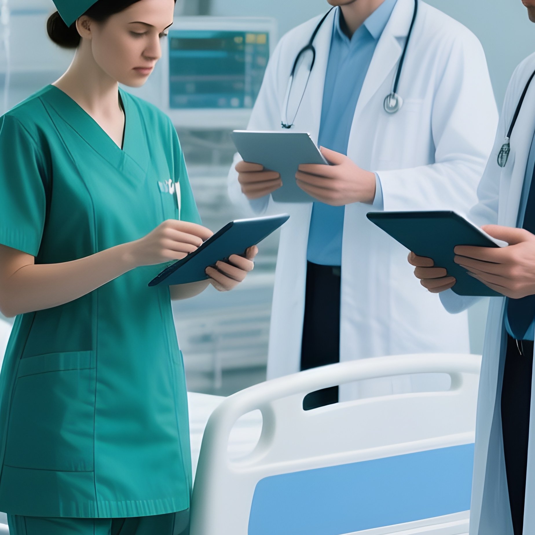 Diverse Professionals Medical Hospital - Full Resolution Quality Preview