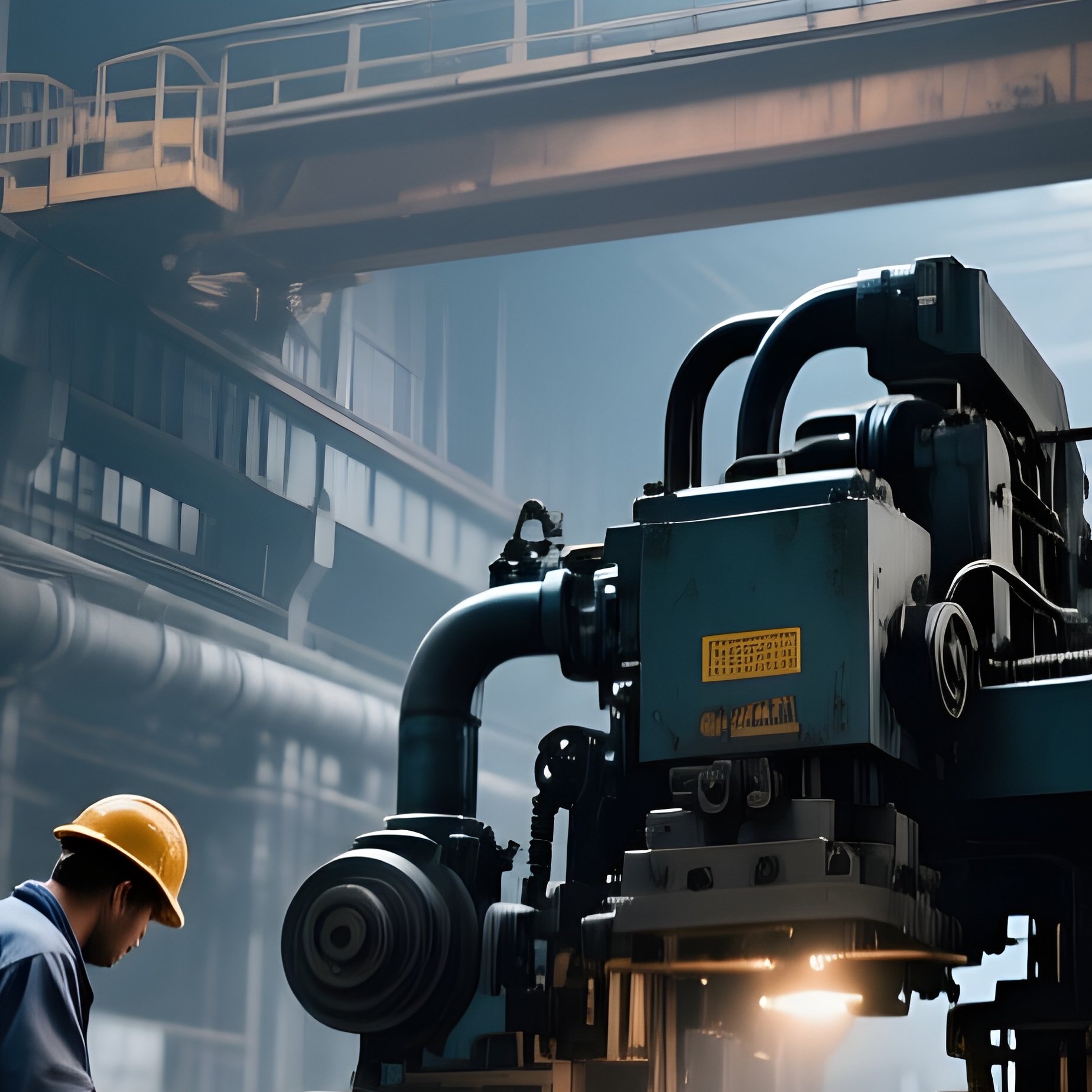 Documentary Cinematic Style Industrial Factory - Full Resolution Quality Preview