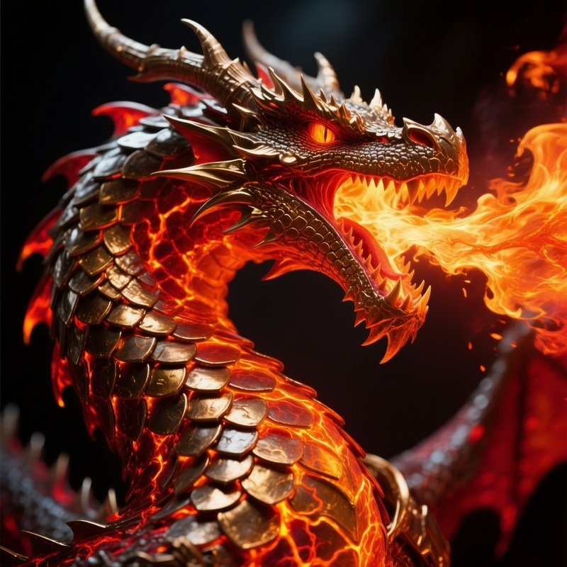 Dragon Scale Armor Under Heat