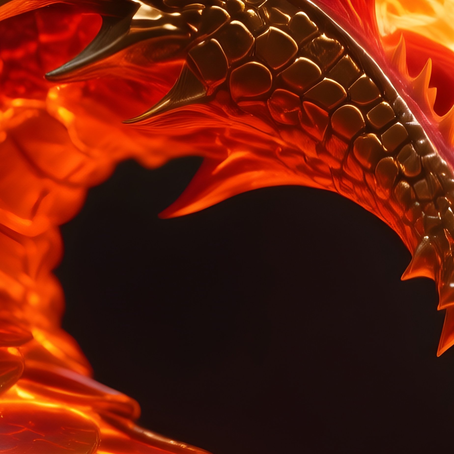 Dragon Scale Armor Under Heat - Full Resolution Quality Preview