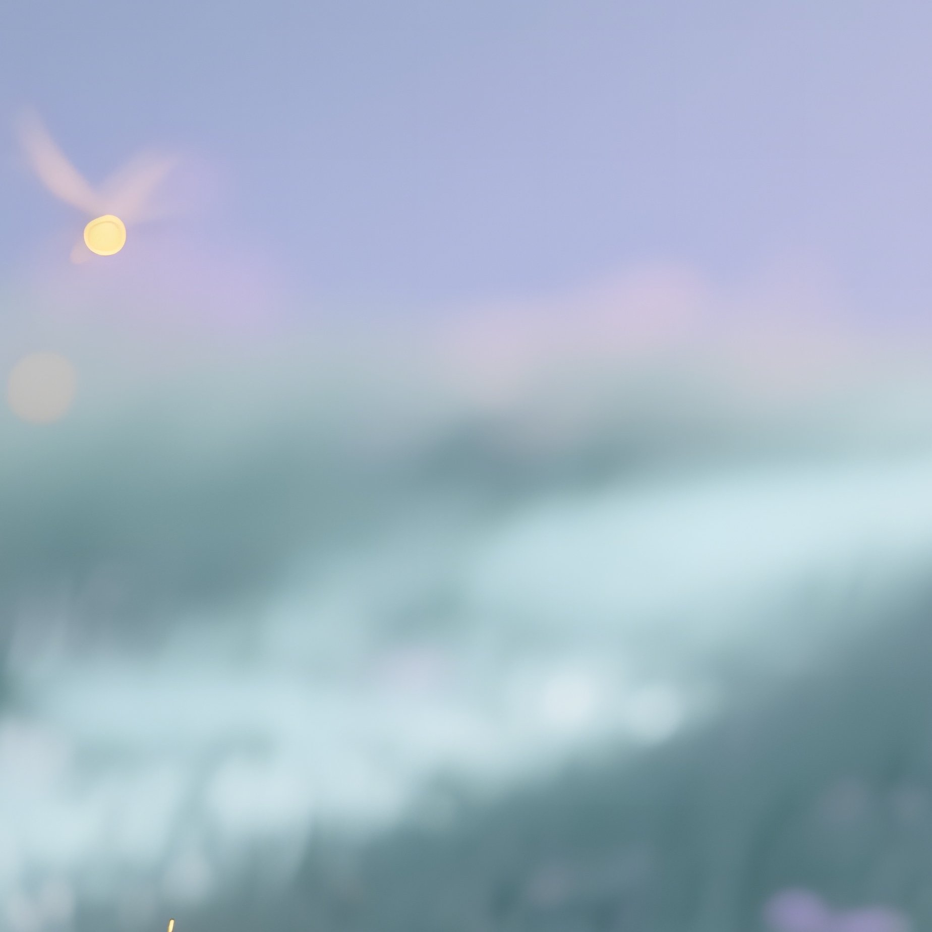 Dreamy Meadow Under Full Moon With Pastel Clay Wildflowers And Fireflies - Full Resolution Quality Preview