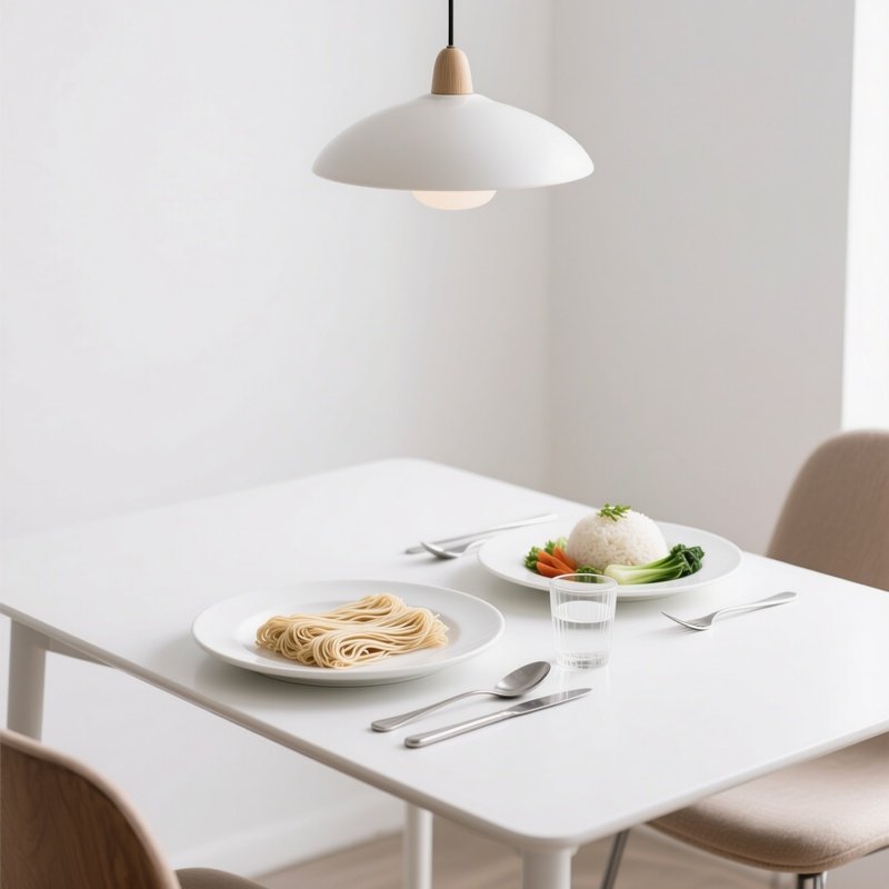 Dry Noodles Rice Plates 2