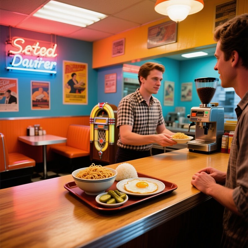 Dry Noodles Rice Plates 3