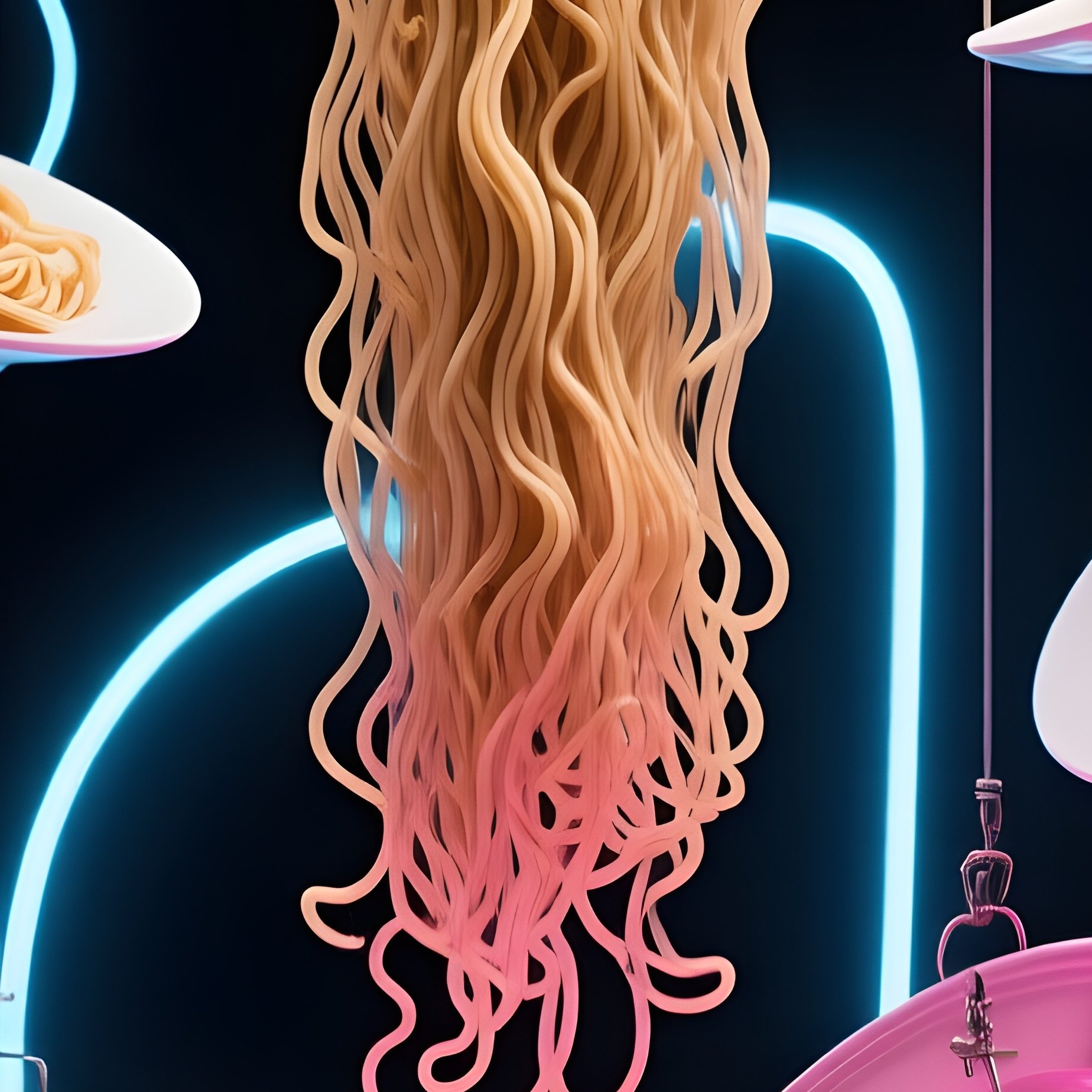 Dry Noodles Rice Plates 5 - Full Resolution Quality Preview