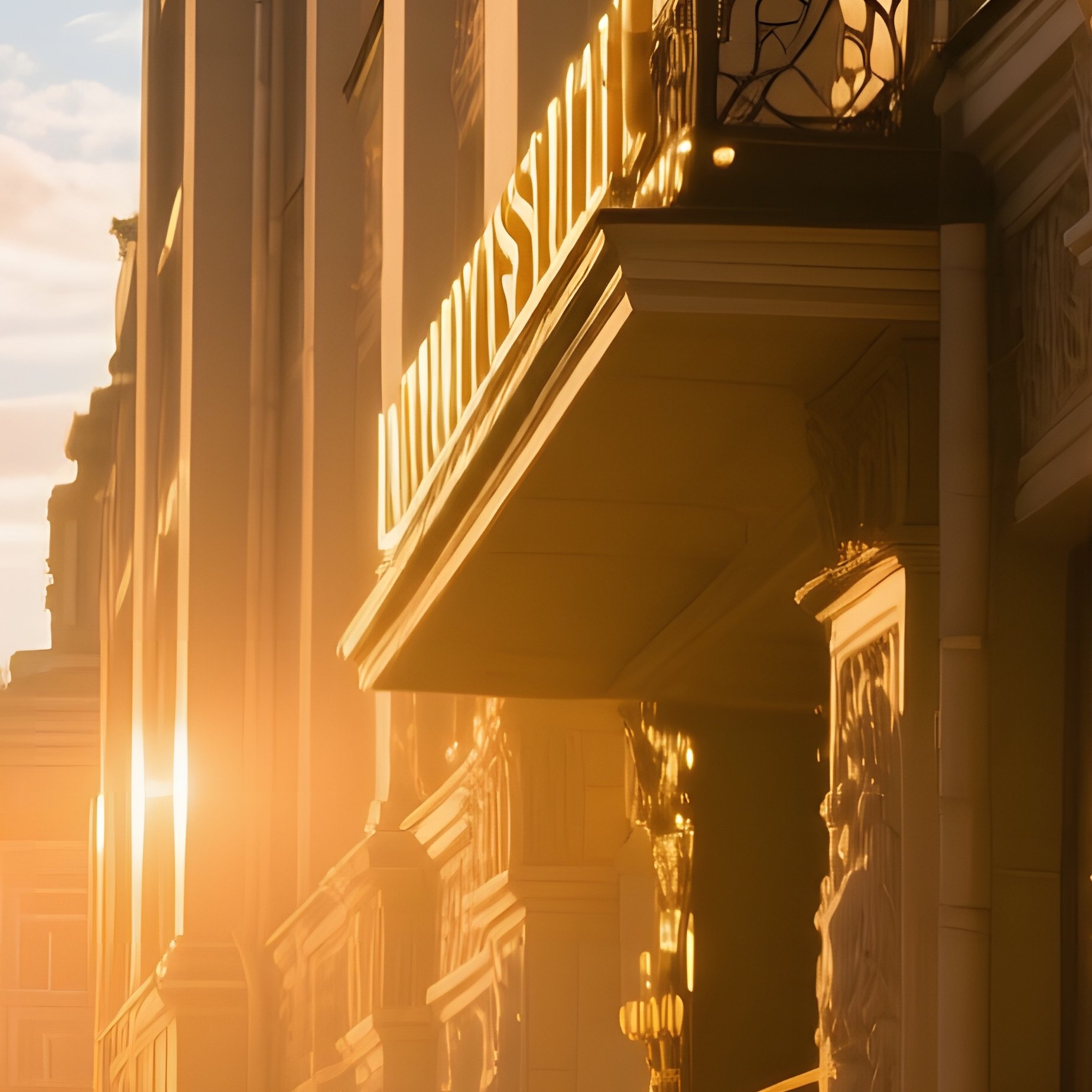 Early Evening Light On Leningradskaya Hotel - Full Resolution Quality Preview