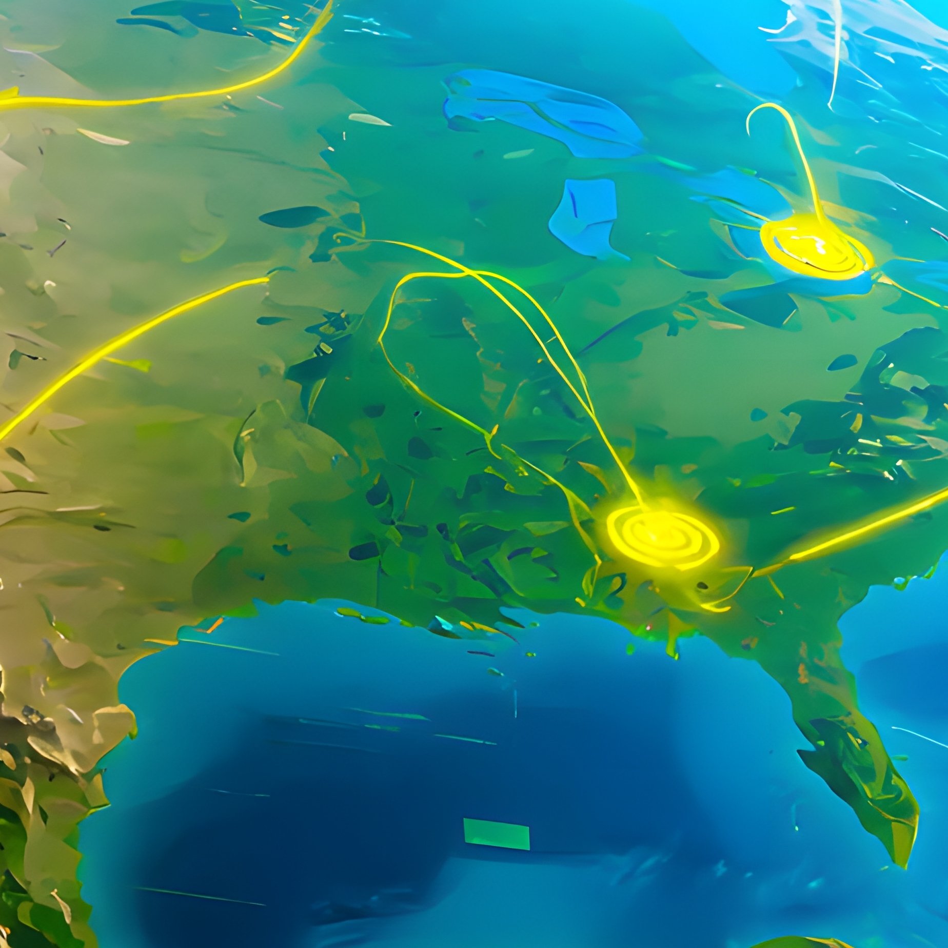Earth With Connecting Lines Earth Global Connectivity - Full Resolution Quality Preview