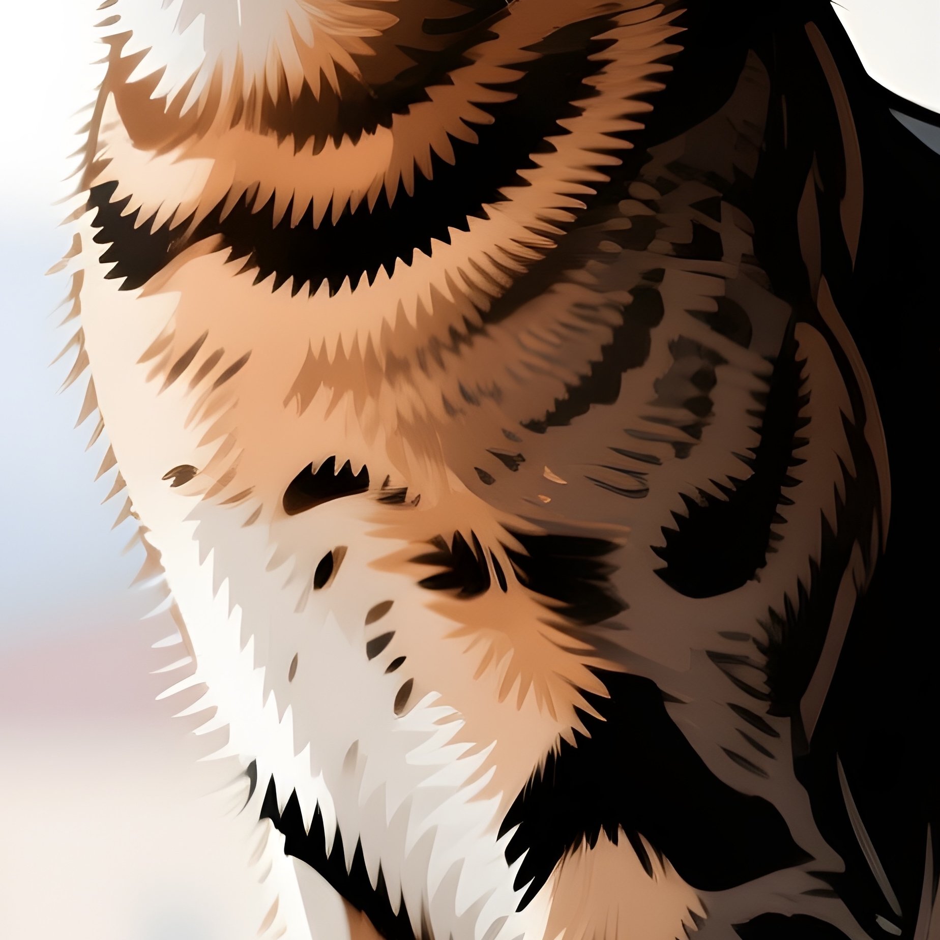 Egyptian Mau Cat Perched On A Windowsill Looking Outside-Illustration - Full Resolution Quality Preview