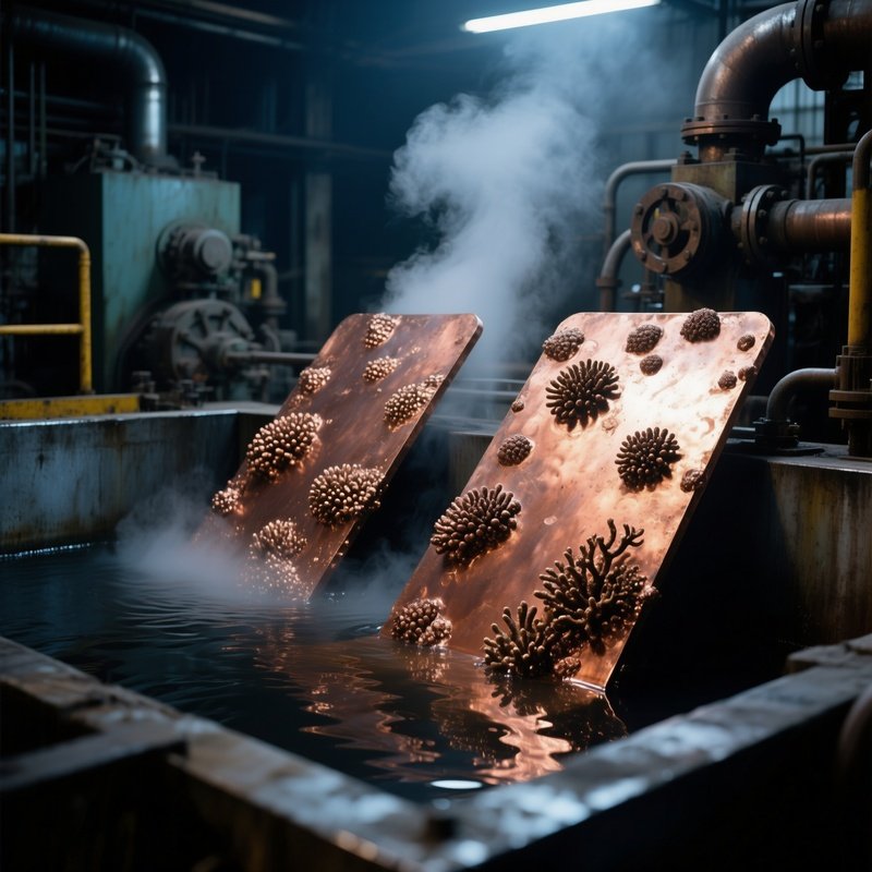 Electrolysis Copper Plates With Blisters