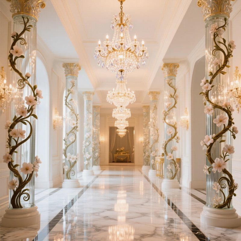 Elegant Ballroom Entrance Hallway