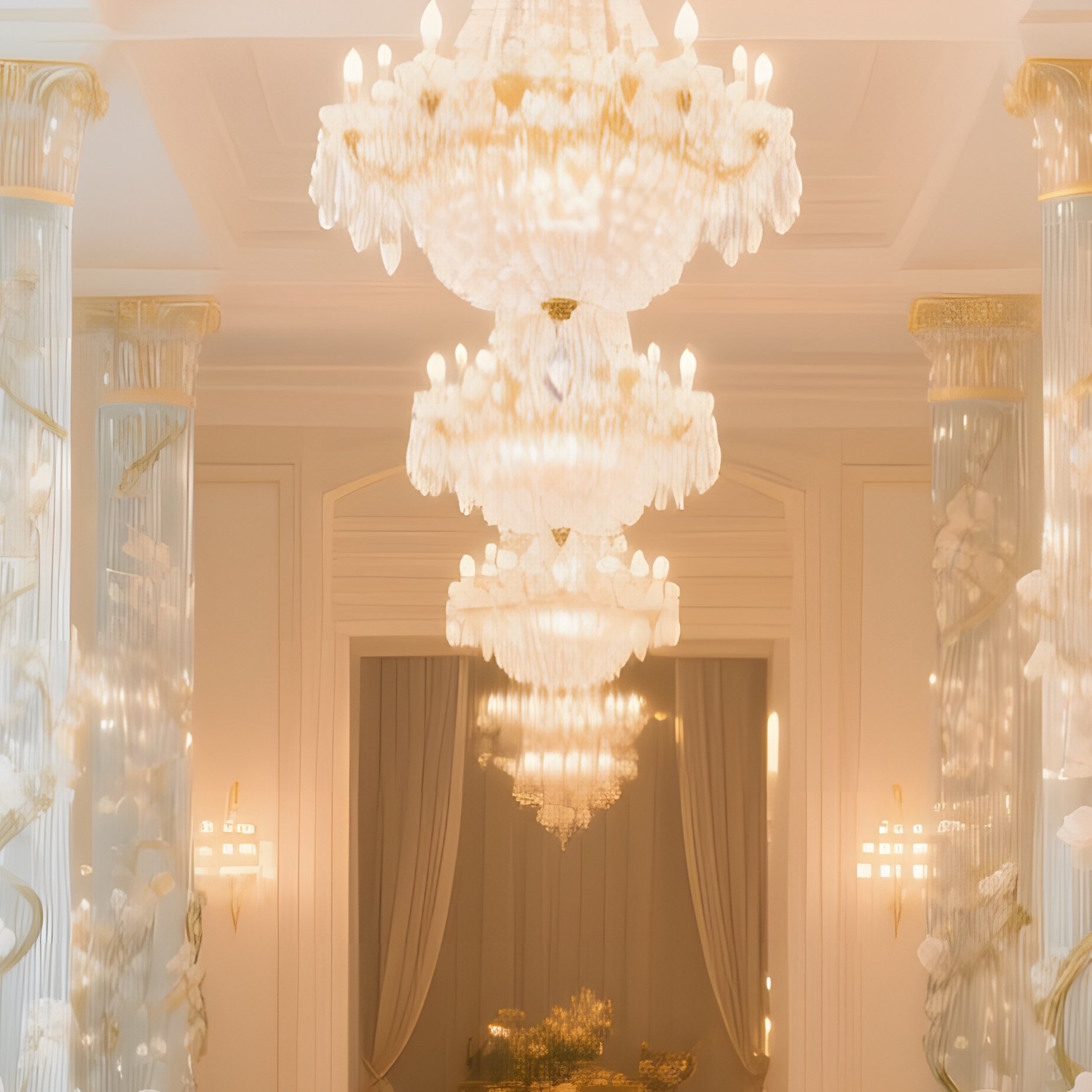 Elegant Ballroom Entrance Hallway - Full Resolution Quality Preview