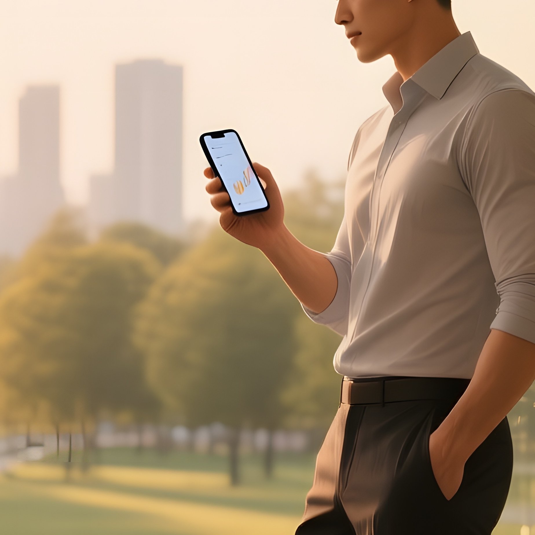 Elegant Loft Office Golden Hour - Full Resolution Quality Preview