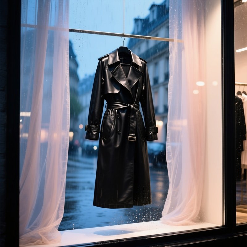Elegant Parisian Boutique Window Display
