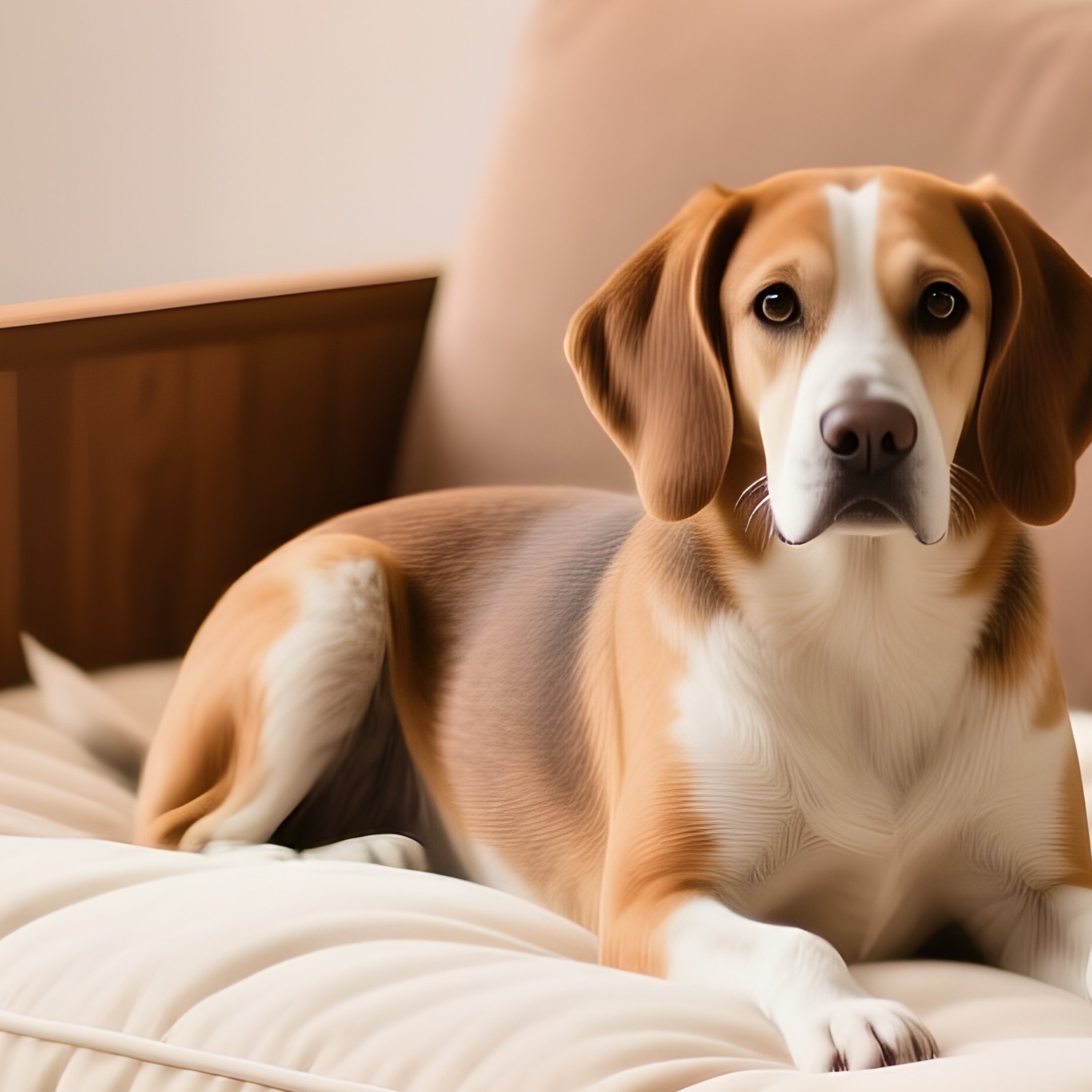 Elevated Dog Bed In Living Room - Full Resolution Quality Preview