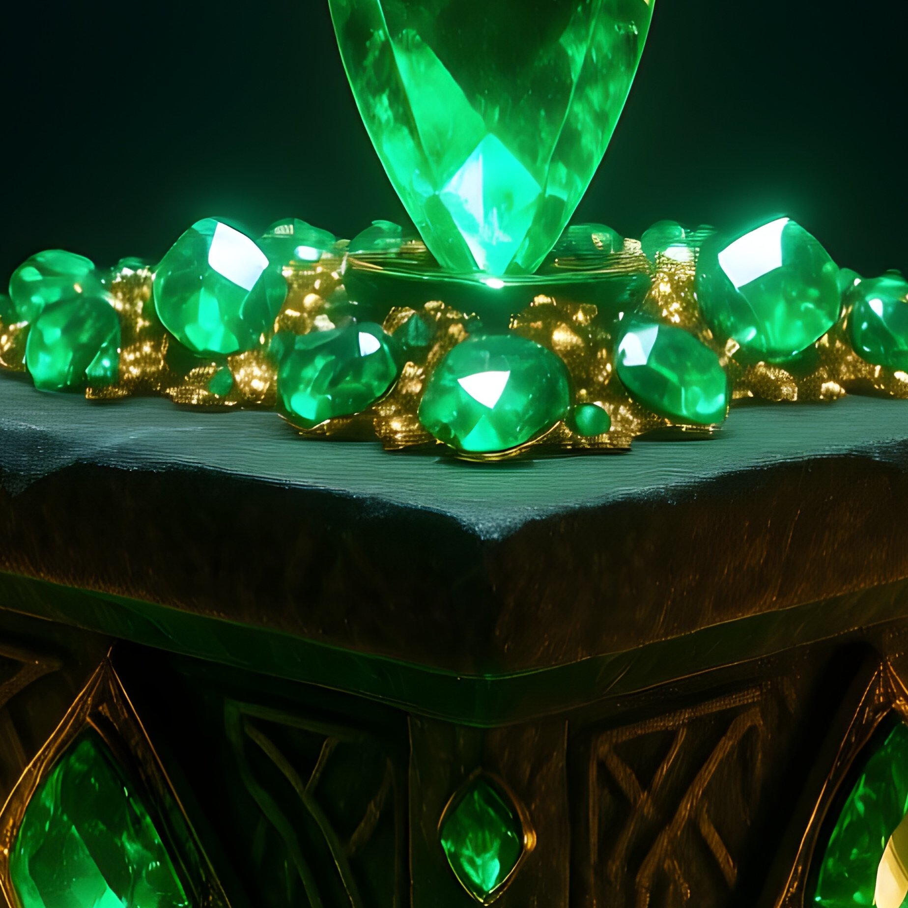 Emeralds Green Gems Smaragde Grune Steine 4 - Full Resolution Quality Preview