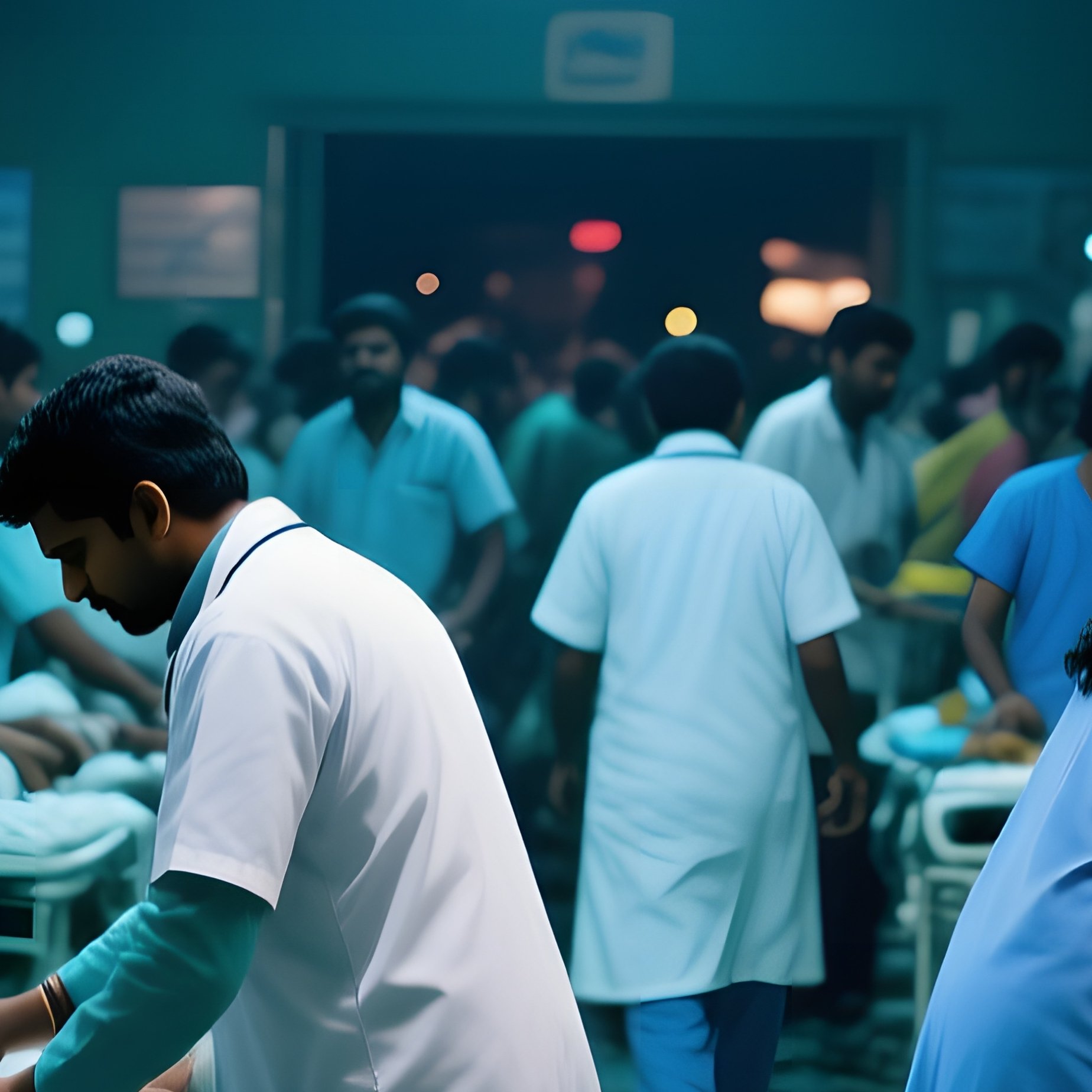 Emergency Room Kolkata Night - Full Resolution Quality Preview
