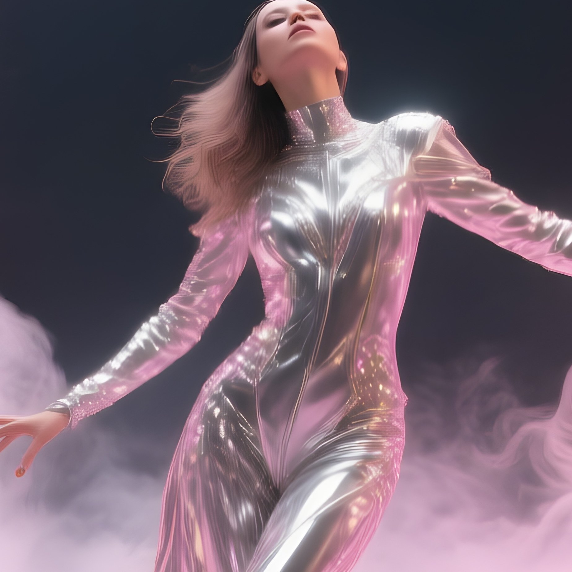 Emerging Performer Glitter Hoop Fog Sci Fi - Full Resolution Quality Preview