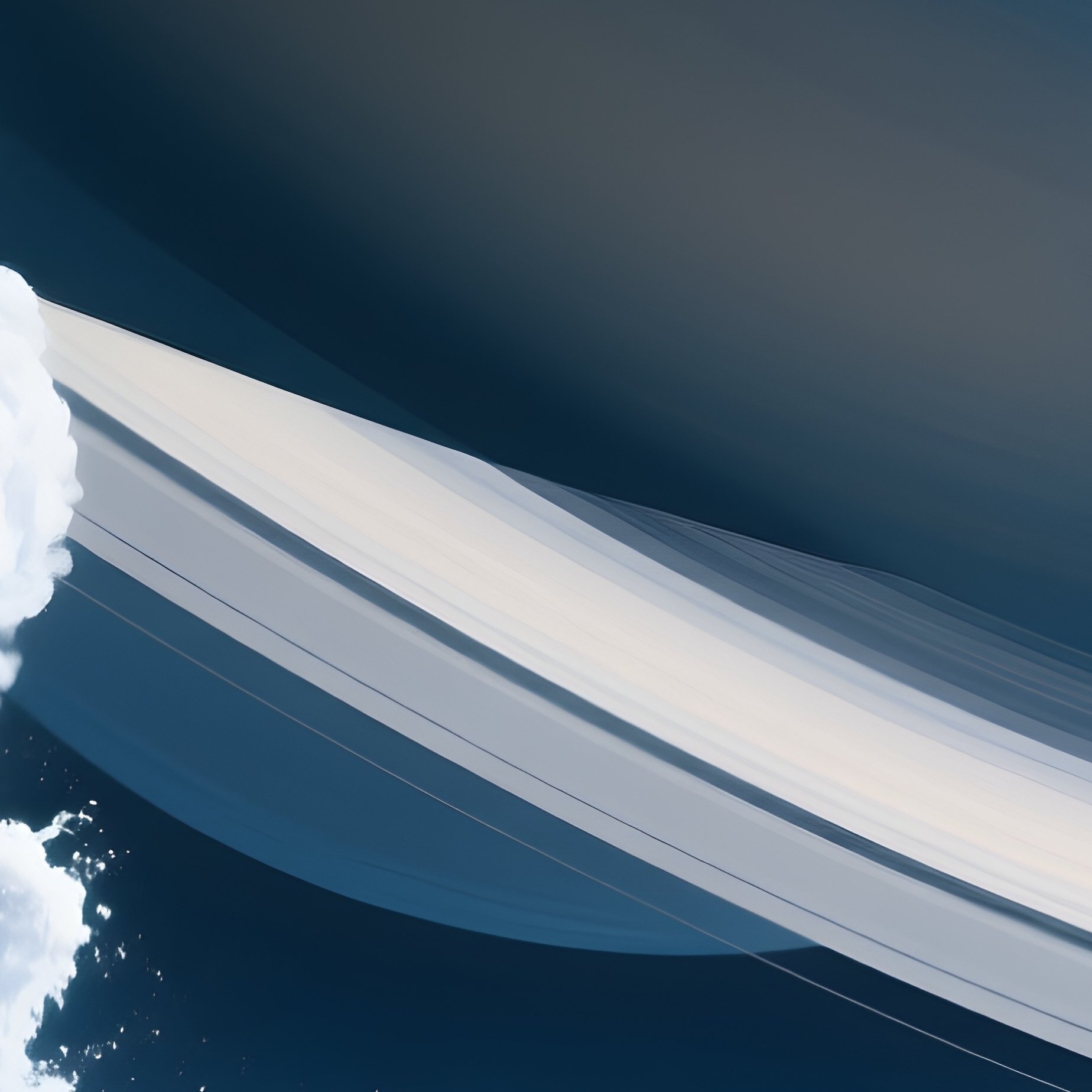 Enceladus Geyser Backlight Saturn Rings Science Fiction - Full Resolution Quality Preview