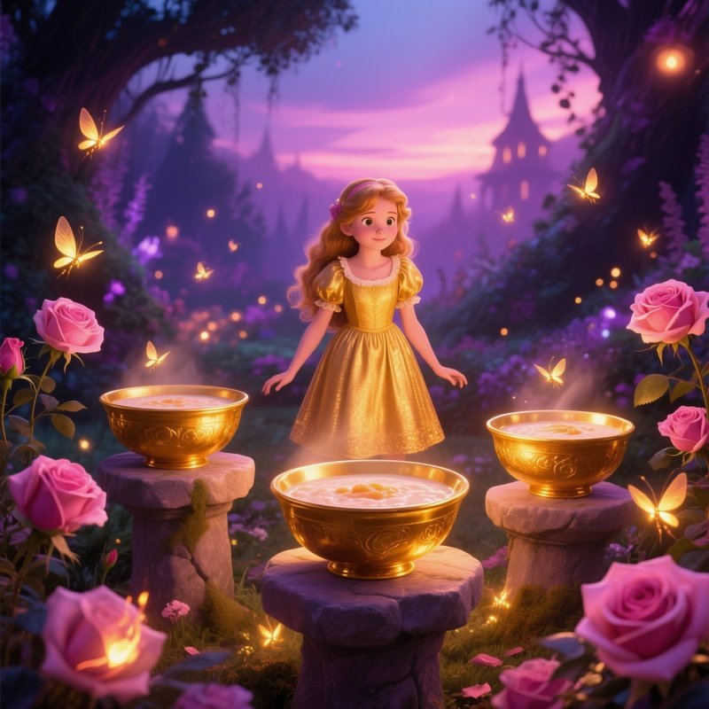 Enchanted Garden Dusk Goldilocks Porridge