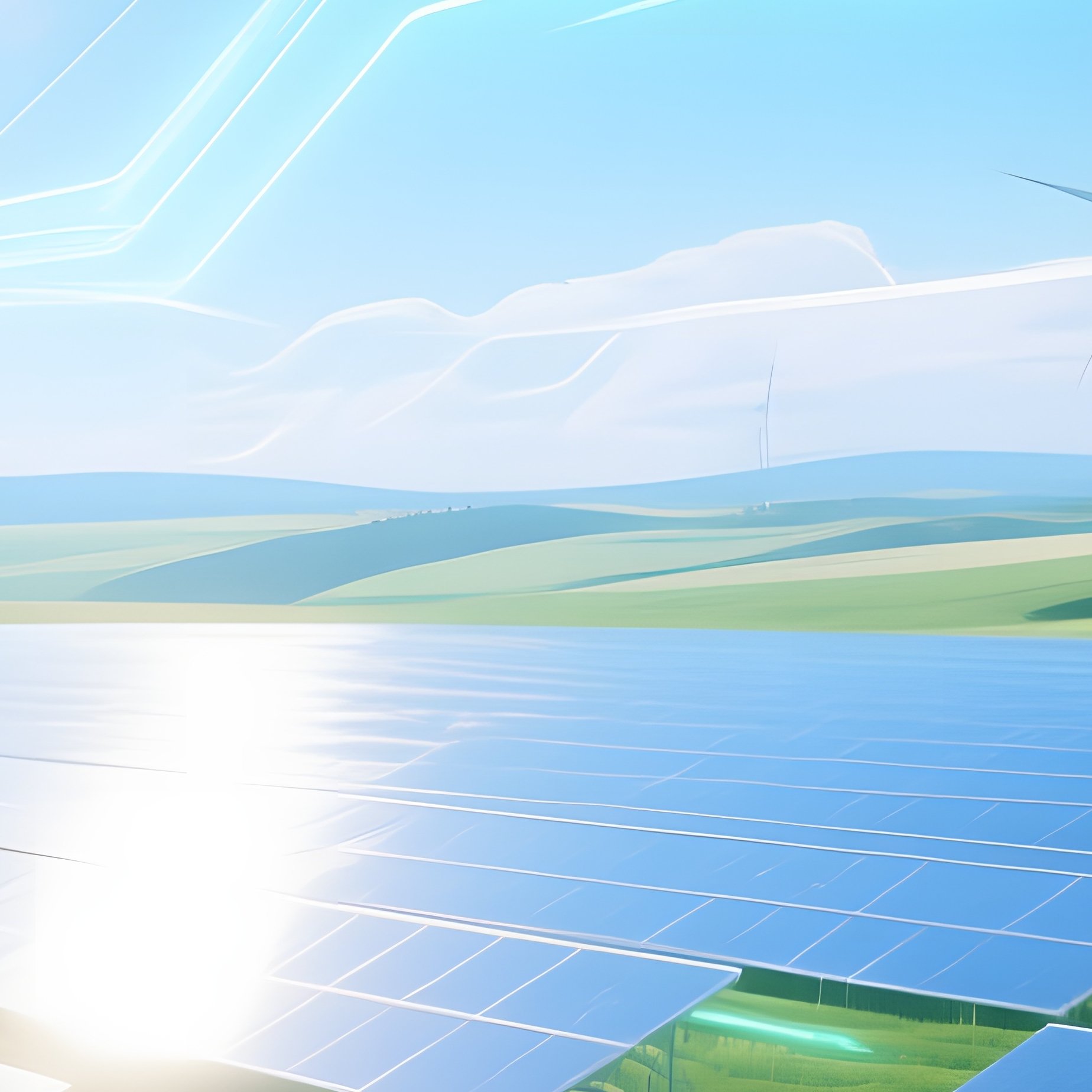 Energy Power Solar Panel Field - Full Resolution Quality Preview