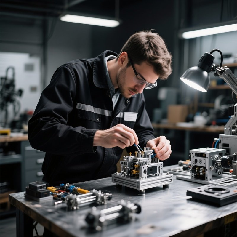 Engineer Testing Product Prototype Prototype