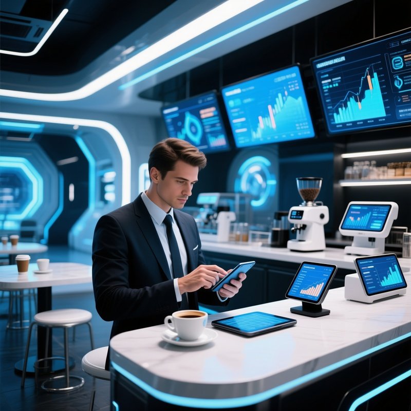 Entrepreneur Coffee Shop Concept