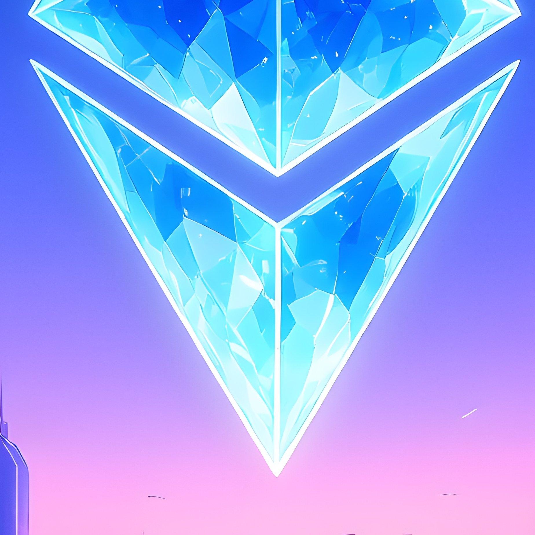 Ethereum Crystal Floating Above Futuristic City - Full Resolution Quality Preview