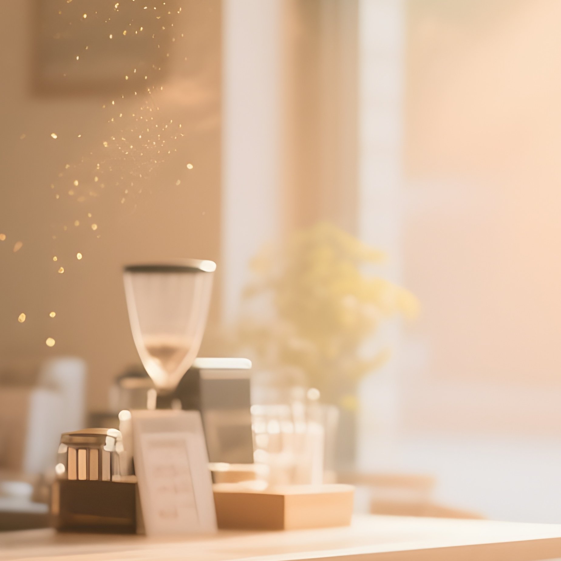 Everyday Symbolic Scene Coffee Shop Morning - Full Resolution Quality Preview