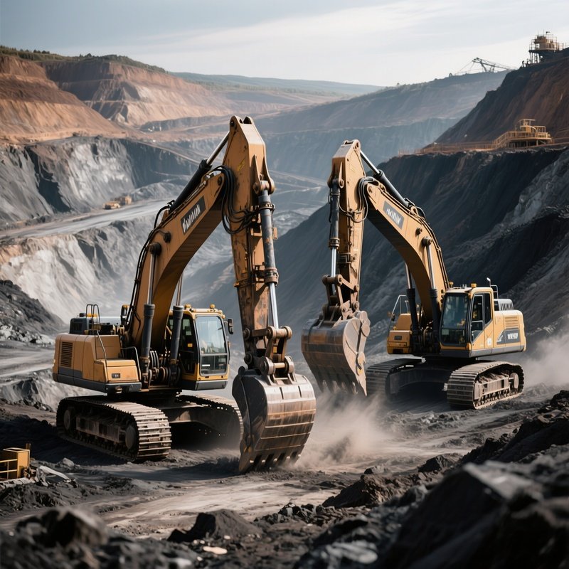 Excavators Unison Open Pit
