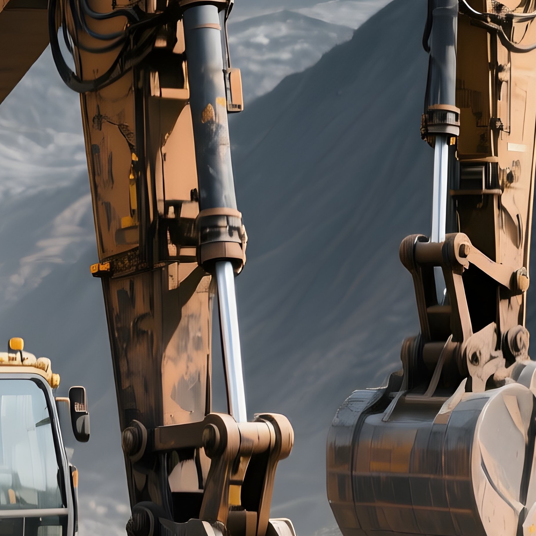 Excavators Unison Open Pit - Full Resolution Quality Preview
