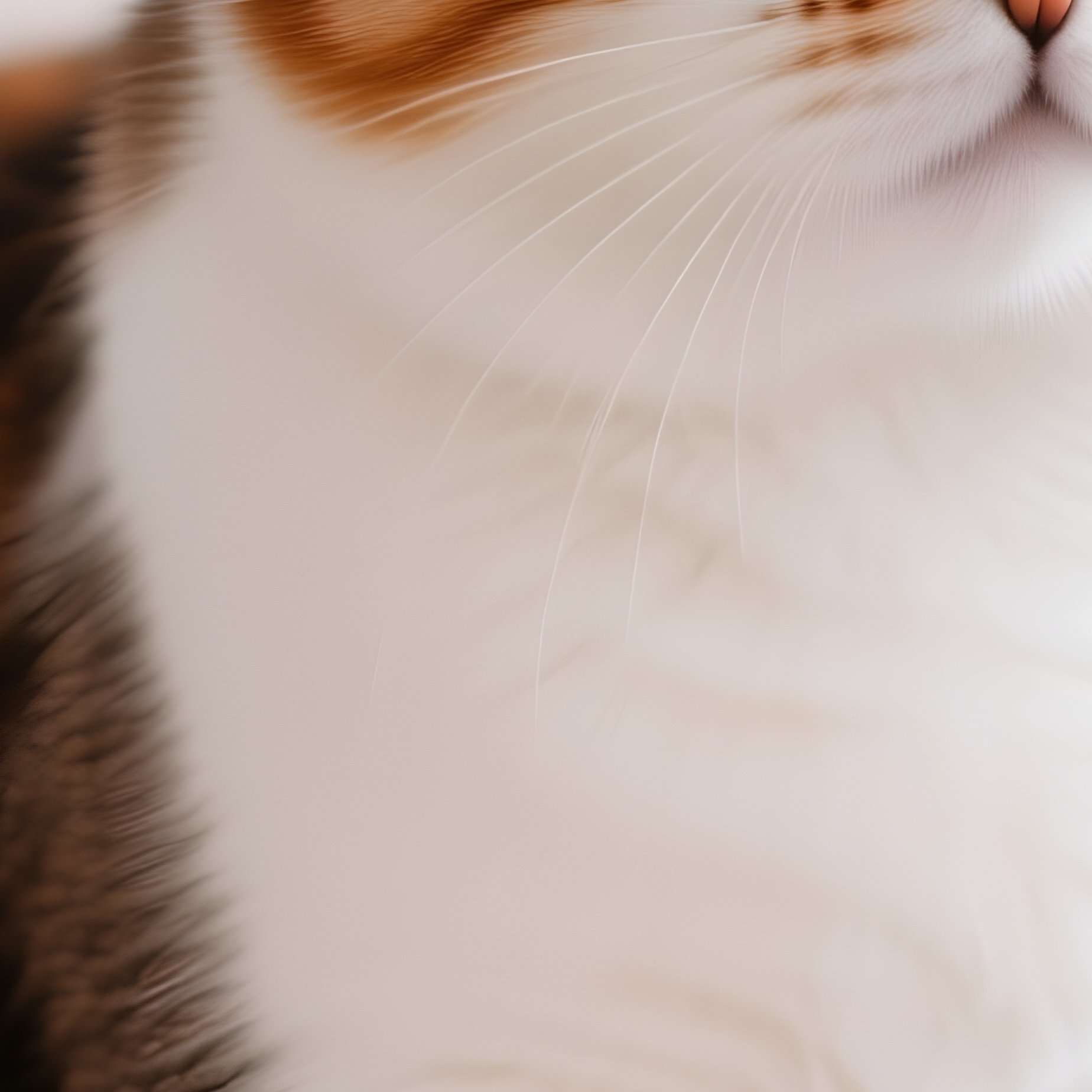 Exotic Shorthair Cat Watching Curiously - Full Resolution Quality Preview