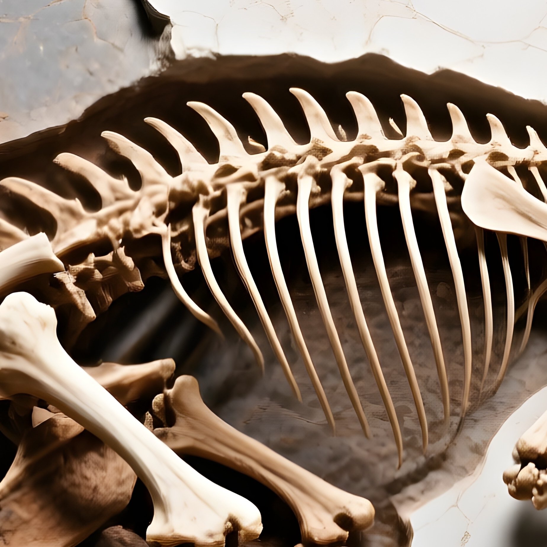 Falcarius Dinosaur Fossil - Full Resolution Quality Preview