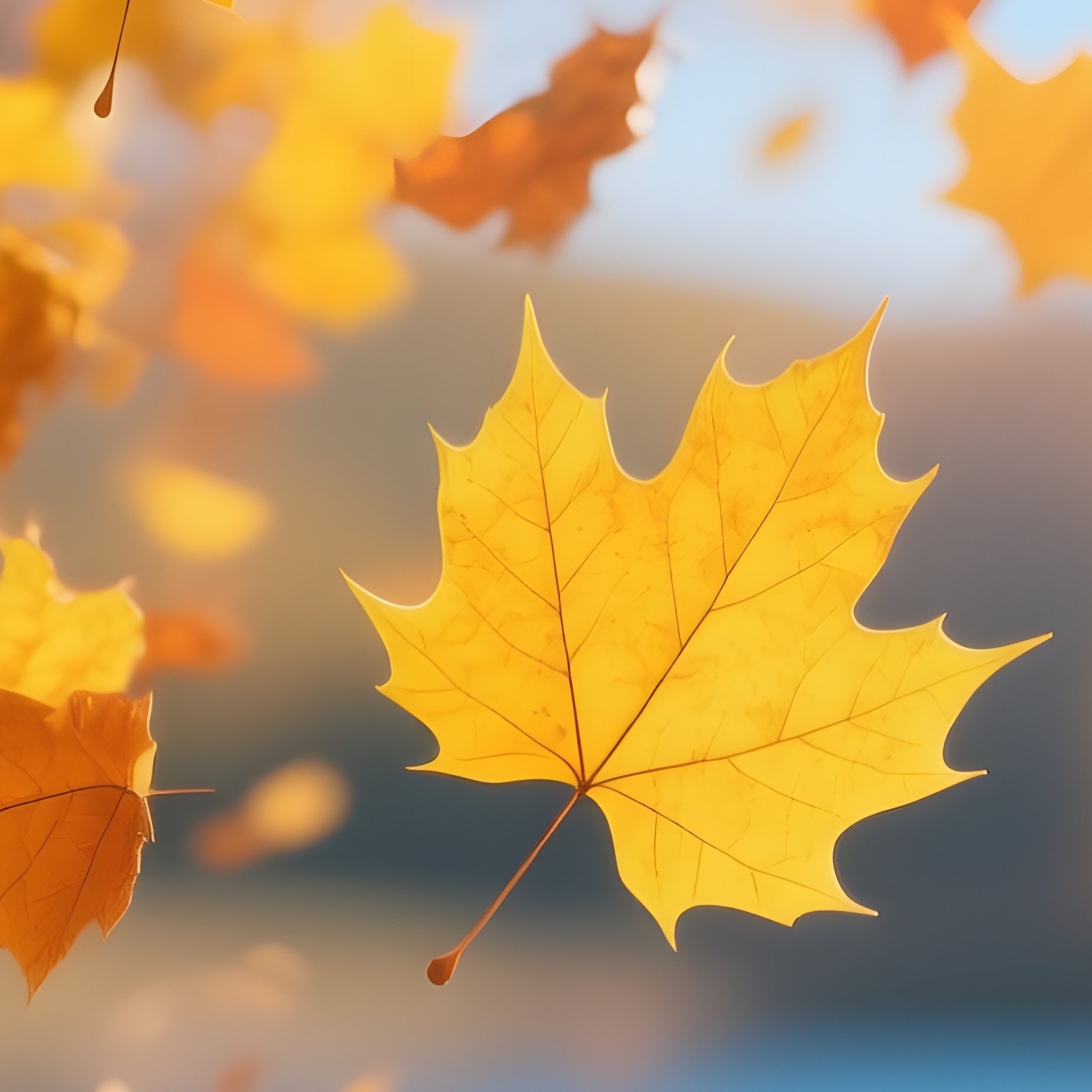 Falling Autumn Leaves Autumn Leaves - Full Resolution Quality Preview