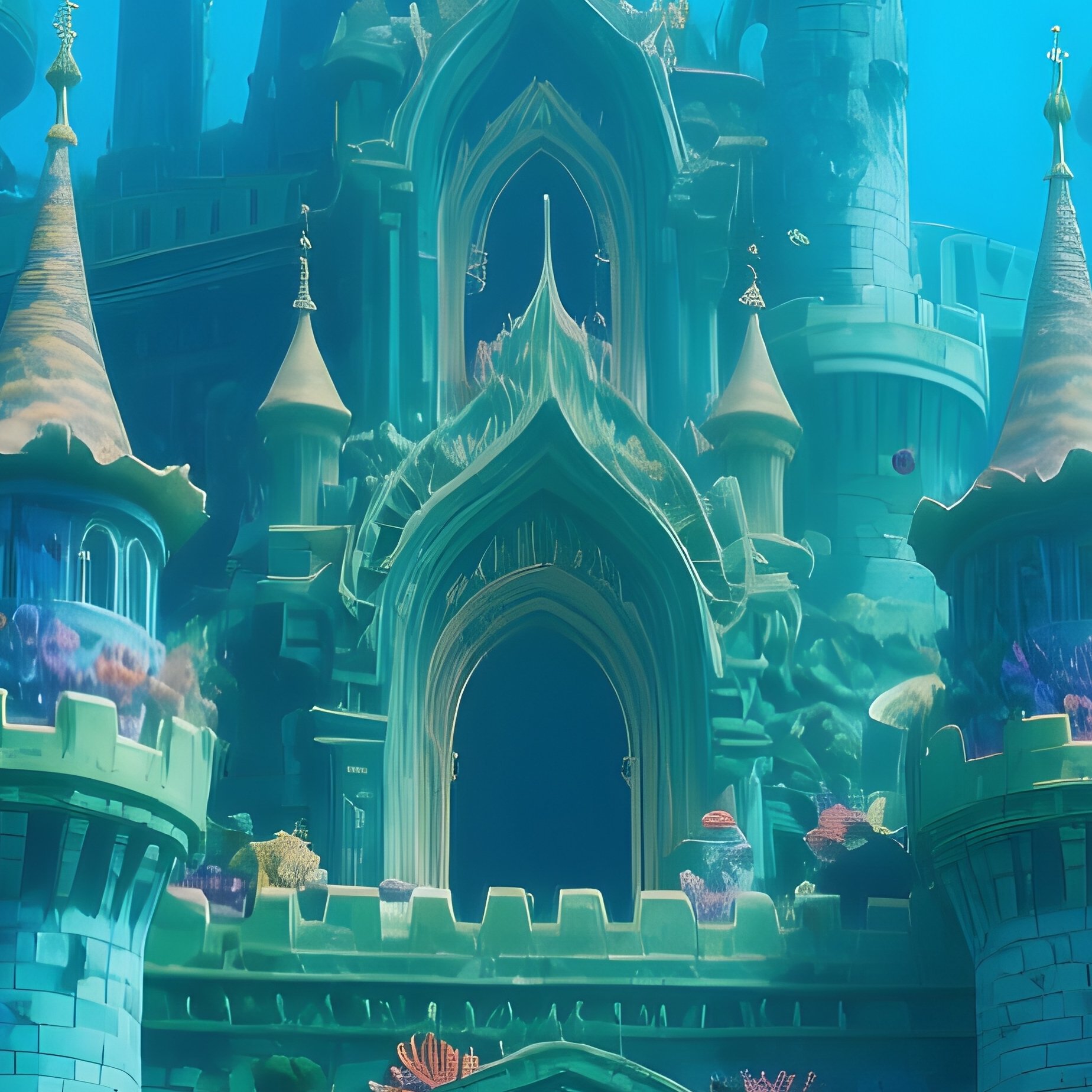 Fantasy Coral Reef Underwater Imagery - Full Resolution Quality Preview