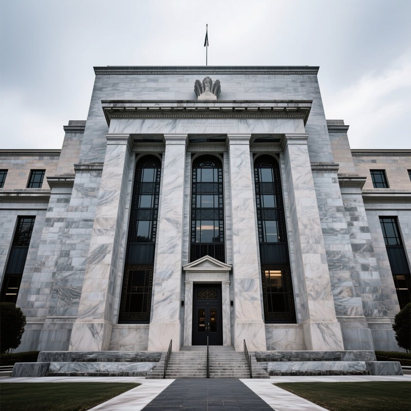 Federal Reserve Building Imposing Fortress Like Exterior