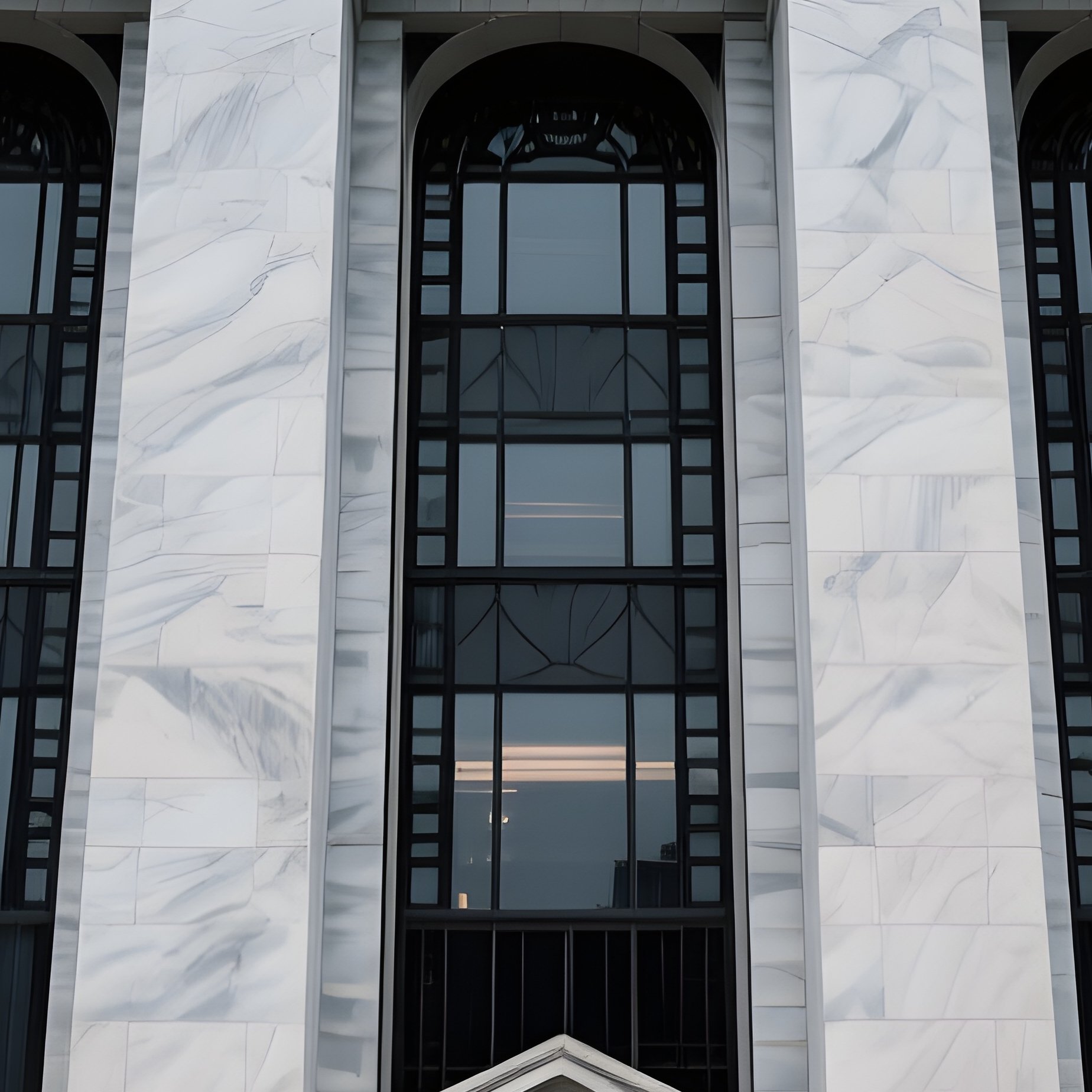 Federal Reserve Building Imposing Fortress Like Exterior - Full Resolution Quality Preview
